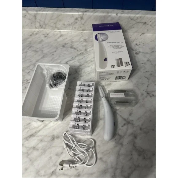 Michael Todd Sonicsmooth Pro+ Sonic Dermaplaning and Facial Hair/Open Box/NEW - Picture 1 of 16